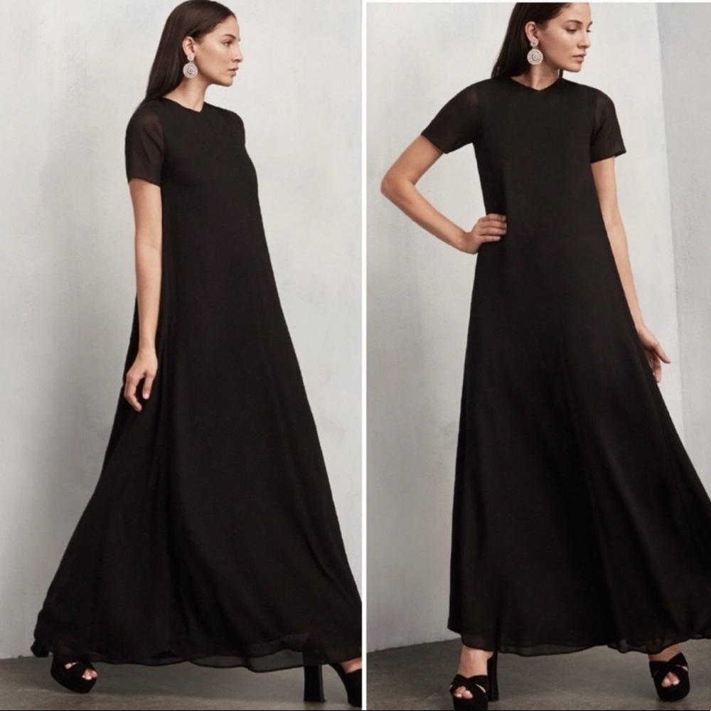 NWT Reformation Maxi Dress in Black Size XS